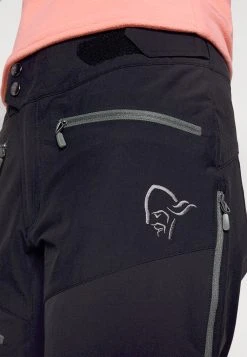 Norrøna Fjørå Flex Pants - Outdoor Trousers - Caviar/Castor Grey -Norrøna Shop 1217c80c184648ddb66c1a778c2431f0