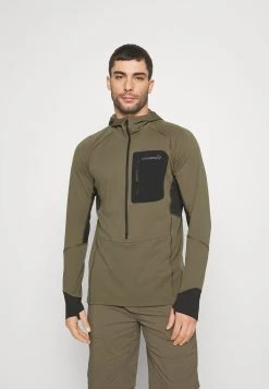 Norrøna Senja Hood - Zip-Up Sweatshirt - Olive