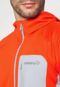 Norrøna Senja Hood - Zip-Up Sweatshirt - Red -Norrøna Shop 30e20113efe640f98db9f519320982a6