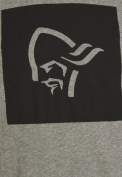 Norrøna /29 Square Viking - Print T-Shirt - Drizzle Melange -Norrøna Shop 39f07aaa80e34f838250a3be93644a43