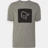 Norrøna /29 Square Viking - Print T-Shirt - Drizzle Melange