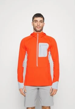 Norrøna Senja Hood - Zip-Up Sweatshirt - Red