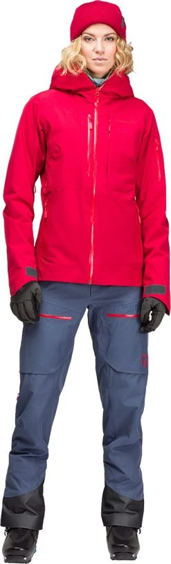 Norrøna Lofoten Gore-Tex Insulated Jacket - Women's|-|Manteau Isolé Lofoten Gore-Tex - Femme -Norrøna Shop NOR 1007 18 7E 7Eface 20Jester 20Red