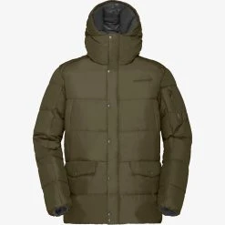 Norrøna Røldal Down750 Jacket - Men's|-|Manteau En Duvet 750 Røldal - Homme -Norrøna Shop NOR 1407 18 7EOlive 20Night