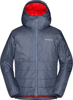 Norrøna Trollveggen Primaloft100 Zip Hood - Men's|-|Trollveggen Primaloft100 à Capuchon Et Glissière - Homme -Norrøna Shop NOR 1620 19 7ECool 20Black