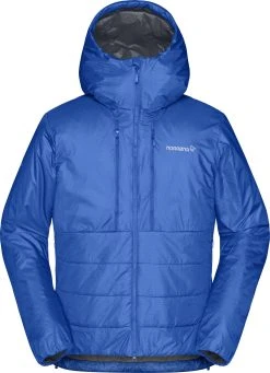Norrøna Trollveggen Primaloft100 Zip Hood - Men's|-|Trollveggen Primaloft100 à Capuchon Et Glissière - Homme -Norrøna Shop NOR 1620 19 7E 7EDetail1 20Olympian 20Blue