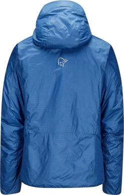 Norrøna Trollveggen Primaloft100 Zip Hood - Men's|-|Trollveggen Primaloft100 à Capuchon Et Glissière - Homme -Norrøna Shop NOR 1620 19 7E 7EStudio 20Back 20Olympian 20Blue