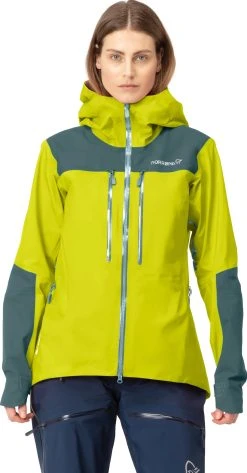 Norrøna Trollveggen GORE-TEX Pro Light Jacket - Women's|-|Manteau GORE-TEX Pro Light Trollveggen - Femme -Norrøna Shop NOR 1625 22 7E 7EFront 20Sulphur 20Spring 20 20North 20Atlantic
