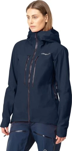 Norrøna Trollveggen GORE-TEX Pro Light Jacket - Women's|-|Manteau GORE-TEX Pro Light Trollveggen - Femme -Norrøna Shop NOR 1625 22 7E 7ESide 20Indigo 20Night 20 20Indigo 20Night