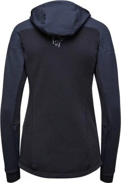 Norrøna Trollveggen Powerstretch Pro Zip Hoodie - Women's|-|Sweat à Capuche Zippé Trollveggen Powerstretch Pro - Femme -Norrøna Shop NOR 1627 19 7E 7EStudio 20Back 20Caviar