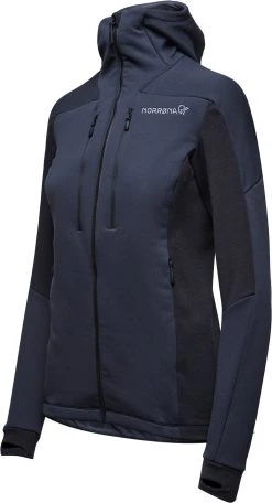 Norrøna Trollveggen Powerstretch Pro Zip Hoodie - Women's|-|Sweat à Capuche Zippé Trollveggen Powerstretch Pro - Femme -Norrøna Shop NOR 1627 19 7E 7EStudio 20Side 20Caviar