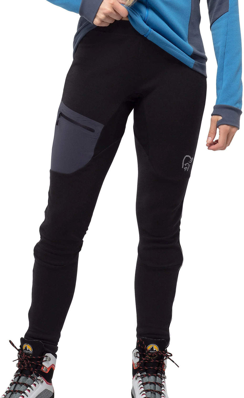 Norrøna Warmwool2 Stretch Tights - Women's|-|Collant Extensible De Warmwool2 - Femme 4 Norrøna Warmwool2 Stretch Tights - Women's|-|Collant Extensible De Warmwool2 - Femme - Image 2