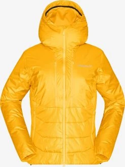 Norrøna Trollveggen Primaloft100 Zip Hood - Women's|-|Manteau Trollveggen Primaloft100 - Femme -Norrøna Shop NOR 1630 19 7ELemon 20Chrome