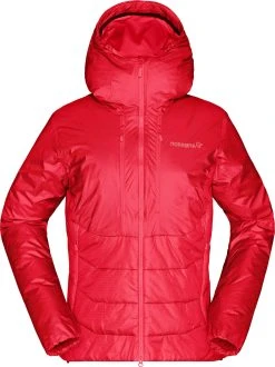 Norrøna Trollveggen Primaloft100 Zip Hood - Women's|-|Manteau Trollveggen Primaloft100 - Femme -Norrøna Shop NOR 1630 19 7ETrue 20Red 3e4ff49e 2a76 4801 8669 f8f5d98a7e0f
