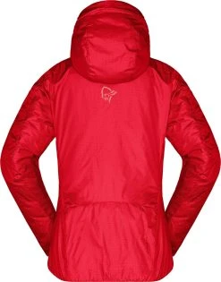 Norrøna Trollveggen Primaloft100 Zip Hood - Women's|-|Manteau Trollveggen Primaloft100 - Femme -Norrøna Shop NOR 1630 19 7E 7EBack1 20True 20Red e9c14815 8178 4ac9 9d62 f803924ee661