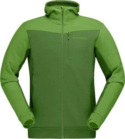 Norrøna Falketind Warmwool2 Stretch Zip Hood - Men's|-|Falketind Warmwool2 Stretch à Capuchon - Homme -Norrøna Shop NOR 1820 20 7ETreetop 20 20Foliage