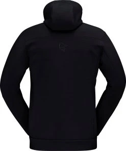 Norrøna Falketind Warmwool2 Stretch Zip Hood - Men's|-|Falketind Warmwool2 Stretch à Capuchon - Homme -Norrøna Shop NOR 1820 20 7E 7EDetail1 20Caviar