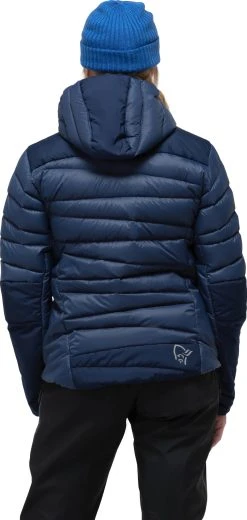 Norrøna Falketind Down750 Hood - Women's|-|Veste à Capuche Falketind Down750 - Femme -Norrøna Shop NOR 1870 20 7E 7EBack 20Indigo 20Night
