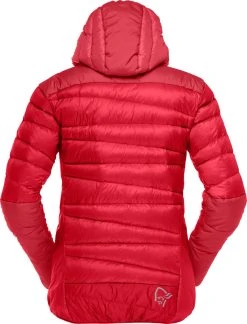 Norrøna Falketind Down750 Hood - Women's|-|Veste à Capuche Falketind Down750 - Femme -Norrøna Shop NOR 1870 20 7E 7EDetail2 20True 20Red