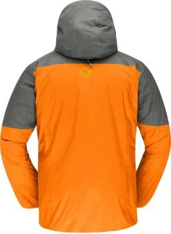 Norrøna Lyngendri2 Thermo60 Jacket - Men’s|-|Manteau Lyngendri2 Thermo60 - Homme -Norrøna Shop NOR 2005 21 7E 7EBack 20Castor 20Grey 20 20Orange 20Popsicle