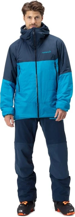 Norrøna Lyngendri2 Thermo60 Jacket - Men’s|-|Manteau Lyngendri2 Thermo60 - Homme -Norrøna Shop NOR 2005 21 7E 7EFront 20Indigo 20Night 20 20Hawaiian 20surf