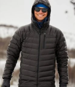 Norrøna Lyngen Gore-Tex Infinium Down850 Hood Jacket - Men's|-|Manteau à Capuchon En Duvet 850 Lyngen Gore-Tex Infinium - Homme -Norrøna Shop NOR 2054 18 7E 7Emodelf 20Caviar