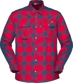 Norrøna Svalbard Flannel Shirt - Men's|-|Chemise En Flanelle Svalbard - Homme -Norrøna Shop NOR 2404 19 7EJester 20Red
