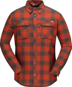 Norrøna Svalbard Flannel Shirt - Men's|-|Chemise En Flanelle Svalbard - Homme -Norrøna Shop NOR 2404 19 7ERooibos 20Tea 20 20Slate 20Grey