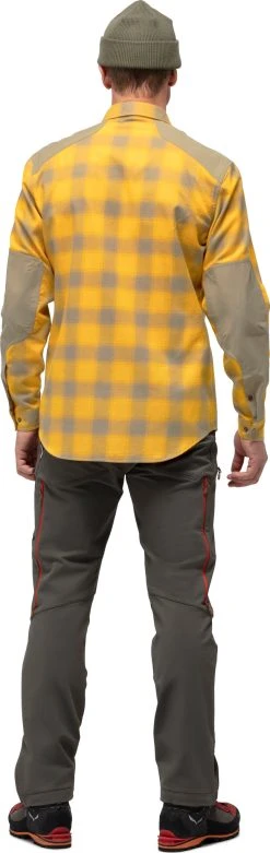 Norrøna Svalbard Flannel Shirt - Men's|-|Chemise En Flanelle Svalbard - Homme -Norrøna Shop NOR 2404 19 7E 7EDetail3 20Orange 20Crush