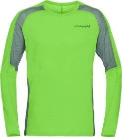 Norrøna Bitihorn Wool Shirt - Men's|-|Chandail En Laine Bitihorn - Homme -Norrøna Shop NOR 2605 18 7EBamboo 20Green