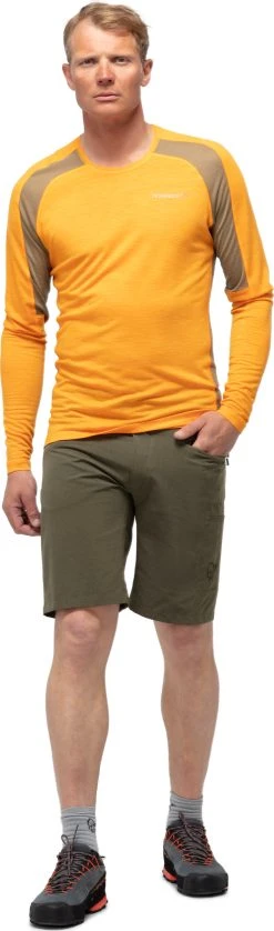 Norrøna Bitihorn Flex1 Shorts - Men's|-|Short Bitihorn Flex1 - Homme -Norrøna Shop NOR 2619 18 7E 7EDetail2 20Olive 20Night