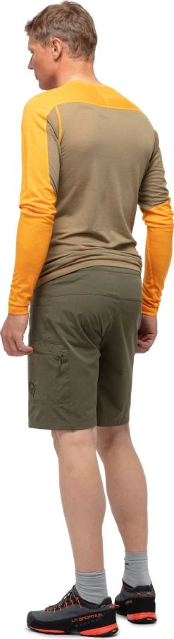 Norrøna Bitihorn Flex1 Shorts - Men's|-|Short Bitihorn Flex1 - Homme -Norrøna Shop NOR 2619 18 7E 7EDetail5 20Olive 20Night