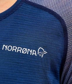 Norrøna Bitihorn Wool Shirt - Women's|-|Chandail En Laine Bitihorn - Femme -Norrøna Shop NOR 2632 18 7E 7EDetail5 20Indigo 20Night