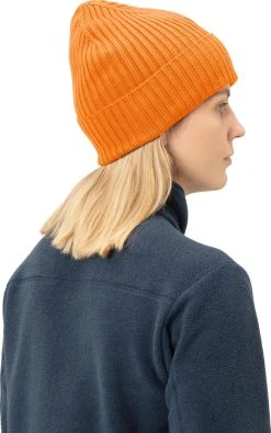 Norrøna Rib Beanie - Unisex|-|Tuque Côtelée Norrøna - Unisexe -Norrøna Shop NOR 5217 20 7E 7ESide1 20Orange 20Popsicle