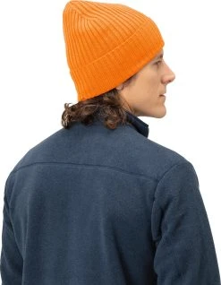 Norrøna Rib Beanie - Unisex|-|Tuque Côtelée Norrøna - Unisexe -Norrøna Shop NOR 5217 20 7E 7ESide2 20Orange 20Popsicle