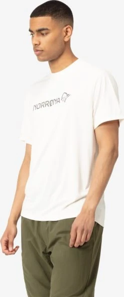 Norrøna Tech T-Shirt - Men's|-|T-shirt Tech De Norrøna - Homme -Norrøna Shop NOR 5224 21 7E 7EDetail3 20Snowdrop