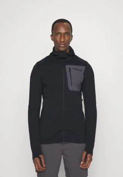 Norrøna Falketind Power Grid Hood - Training Jacket - Schwarz
