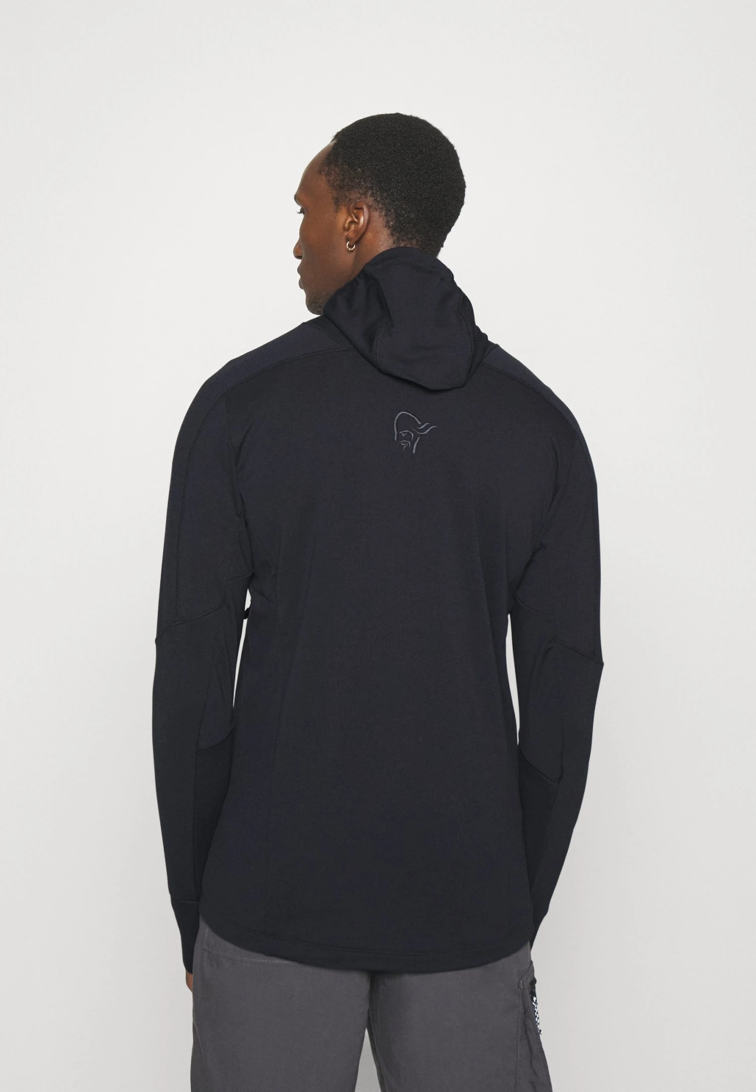 Norrøna Falketind Power Grid Hood - Training Jacket - Schwarz 5 Norrøna Falketind Power Grid Hood - Training Jacket - Schwarz - Image 3