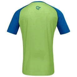 Norrøna Shop -Norrøna Shop norroena fjoeraa wool t shirt cycling jersey detail 2