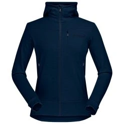 Norrøna Women's Falketind Warmwool2 Stretch Zip Hood - Hoodie