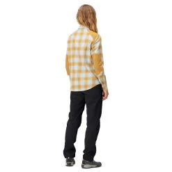 Norrøna Women's Svalbard Flannel Shirt - Shirt -Norrøna Shop norroena womens svalbard flannel shirt shirt detail 4